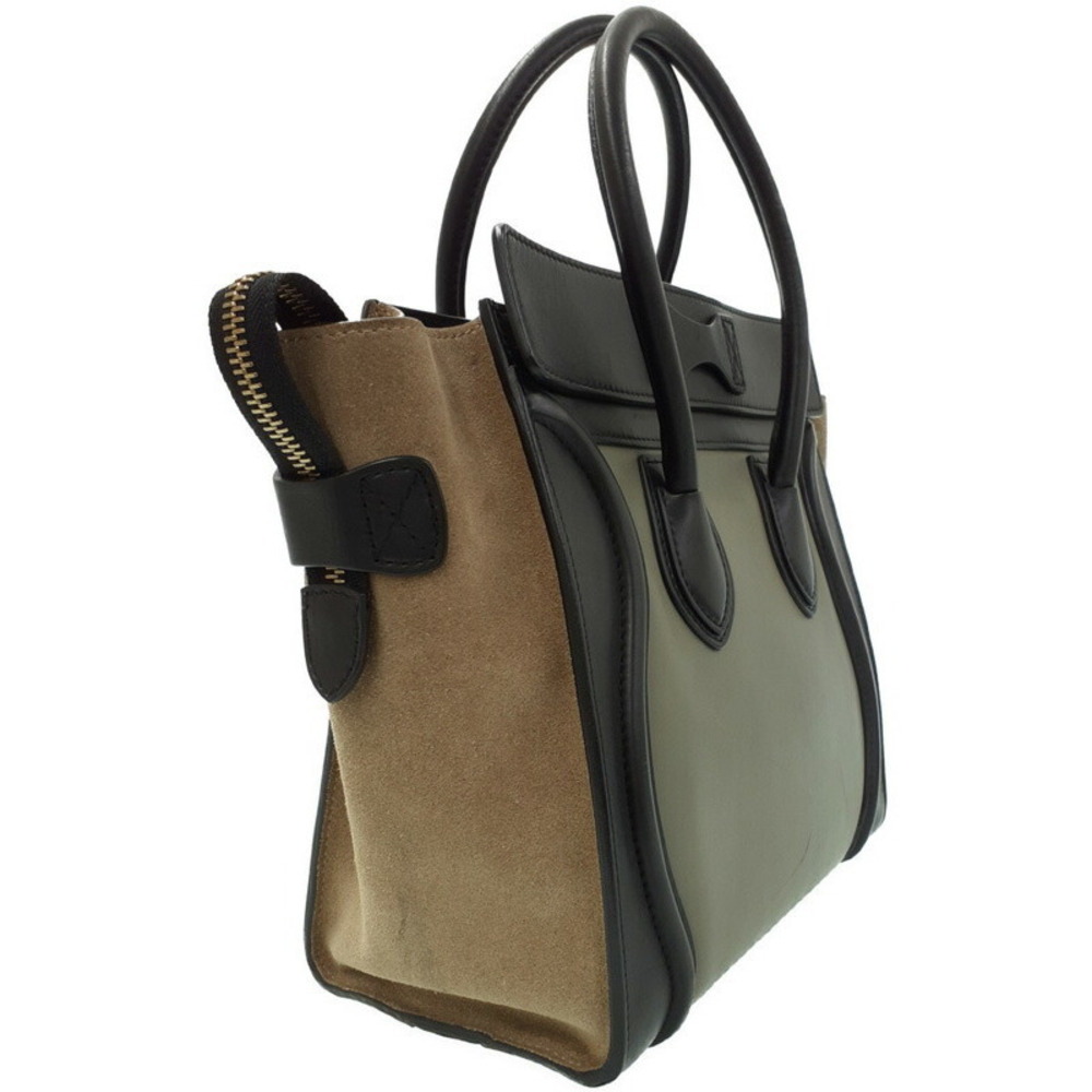 Celine Shopper Tote Calfskin Handbag Shoulder Leather - Picture 1 of 9